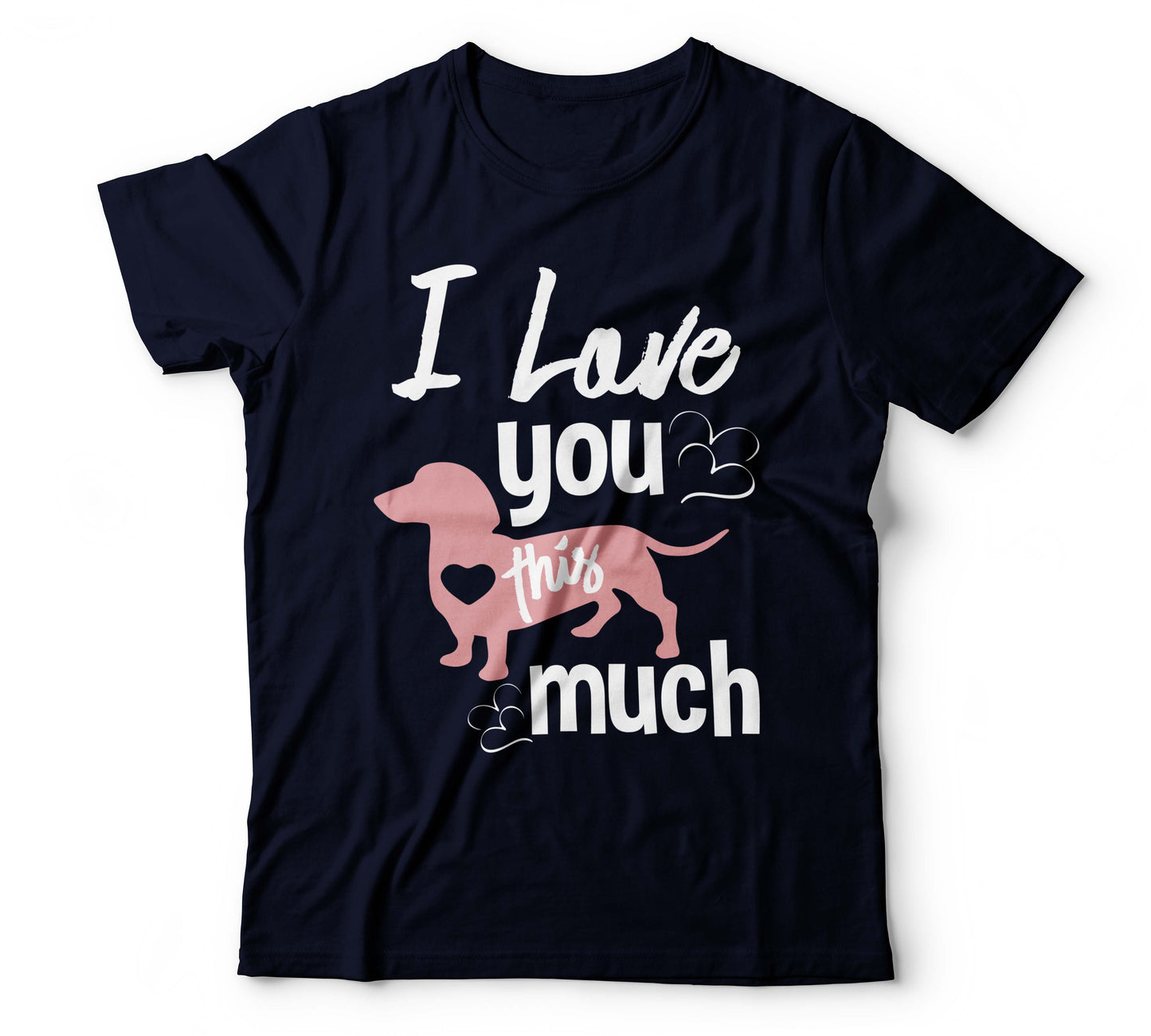 I Love You Dog Super Soft Gilden Tee