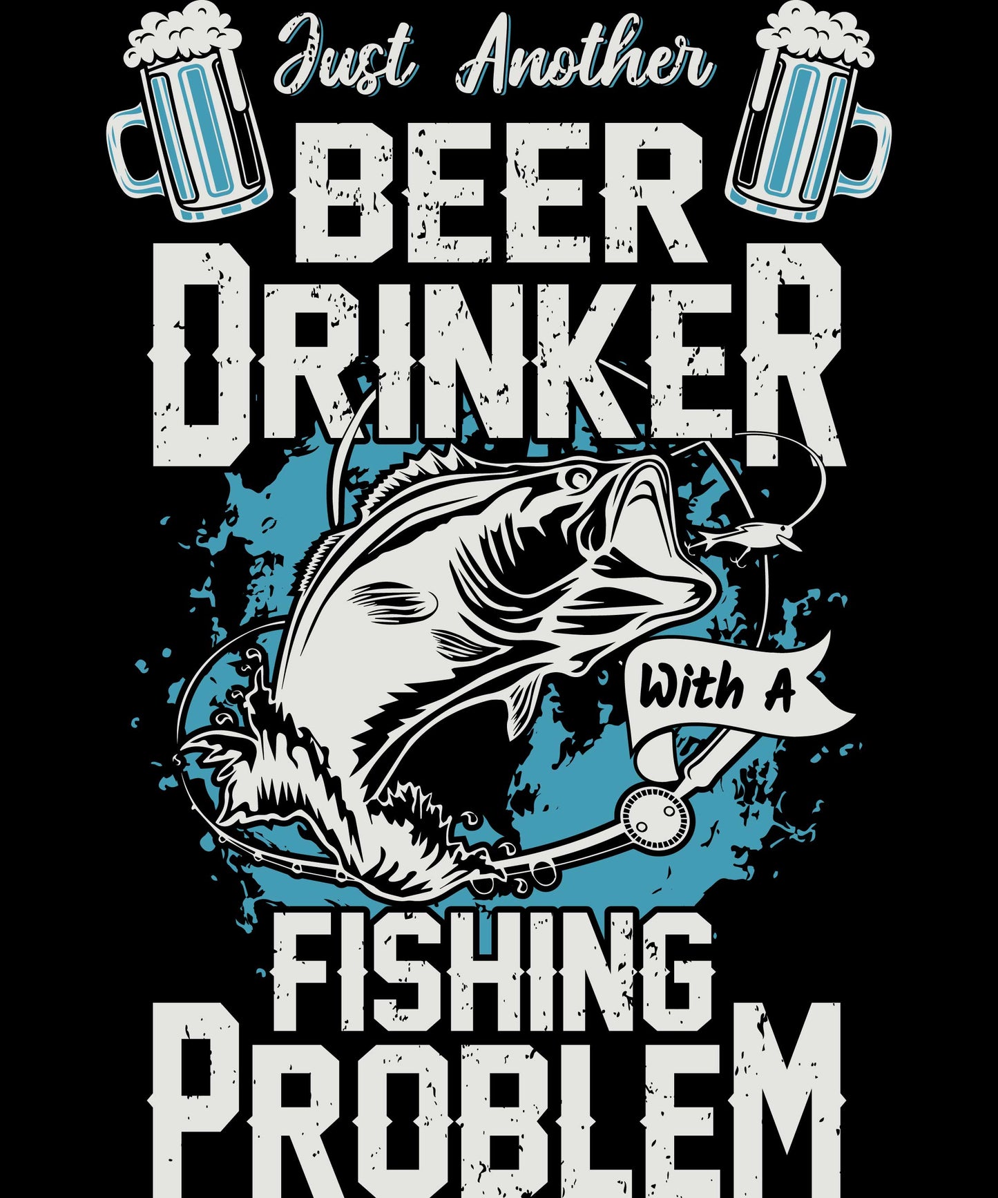 Beer Fishing Super Soft Gilden Tee