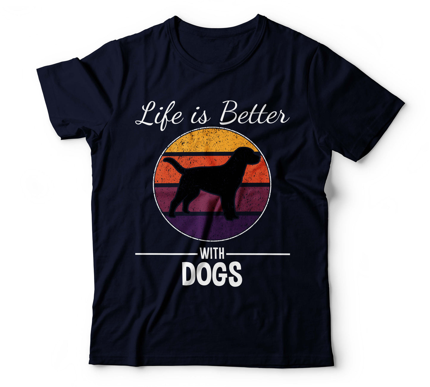 Life is Better with Dogs Super Soft Gilden Tee