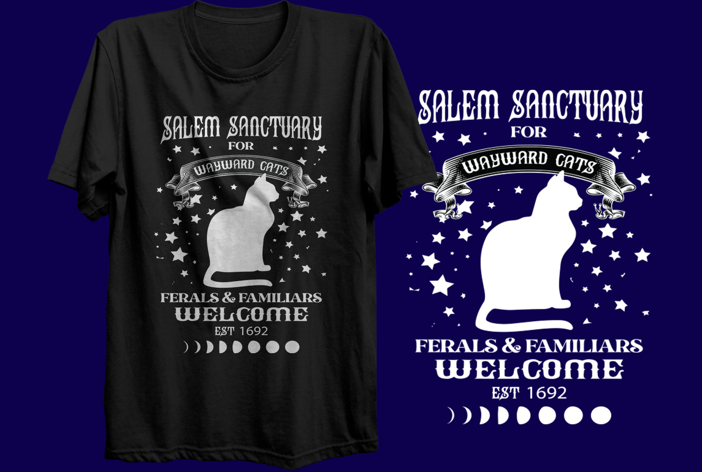 Salem Cat Super Soft Gilden Tee