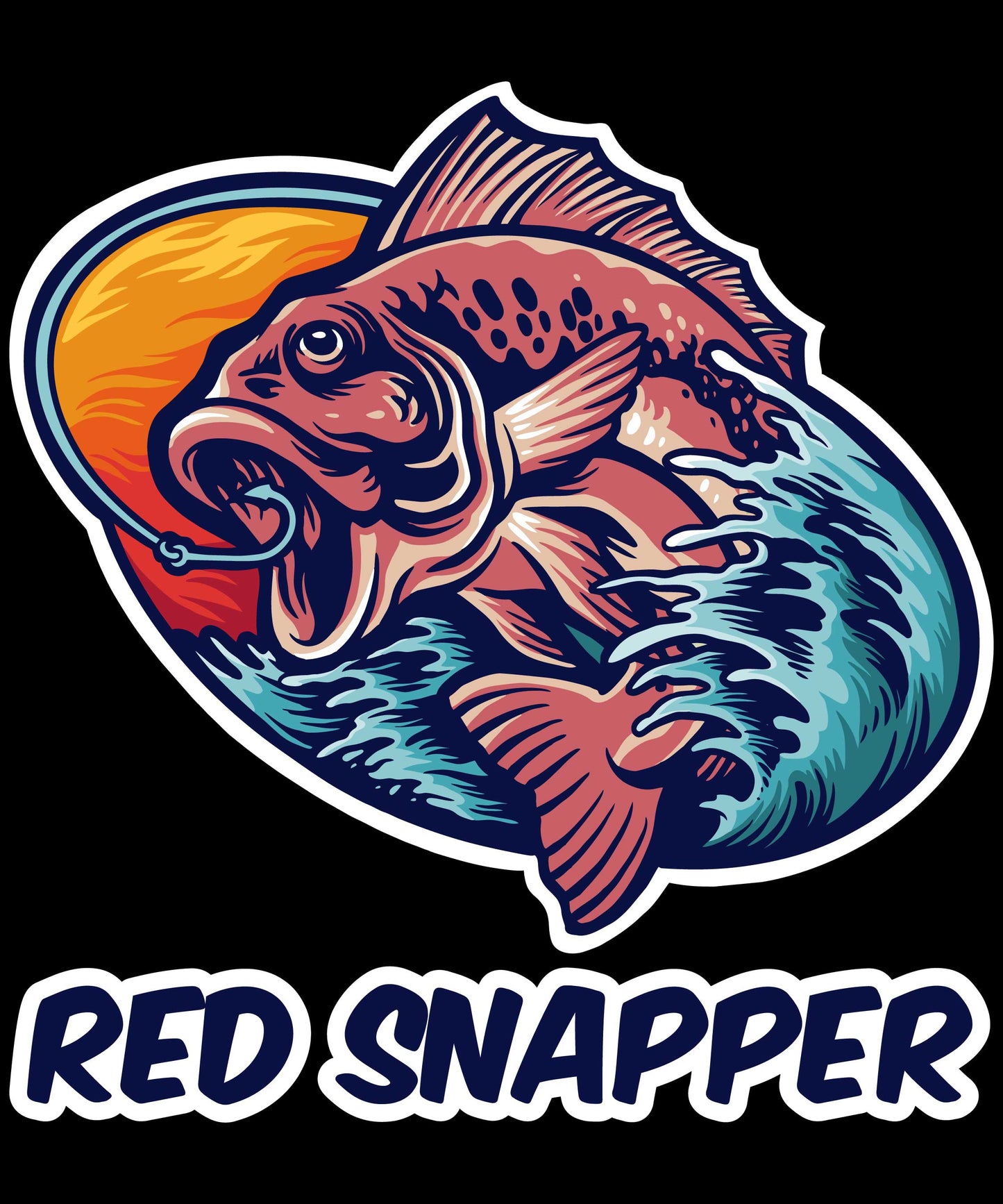 Red Snapper Super Soft Gilden Tee