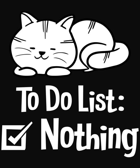 Cat to Do List Super Soft Gilden Tee