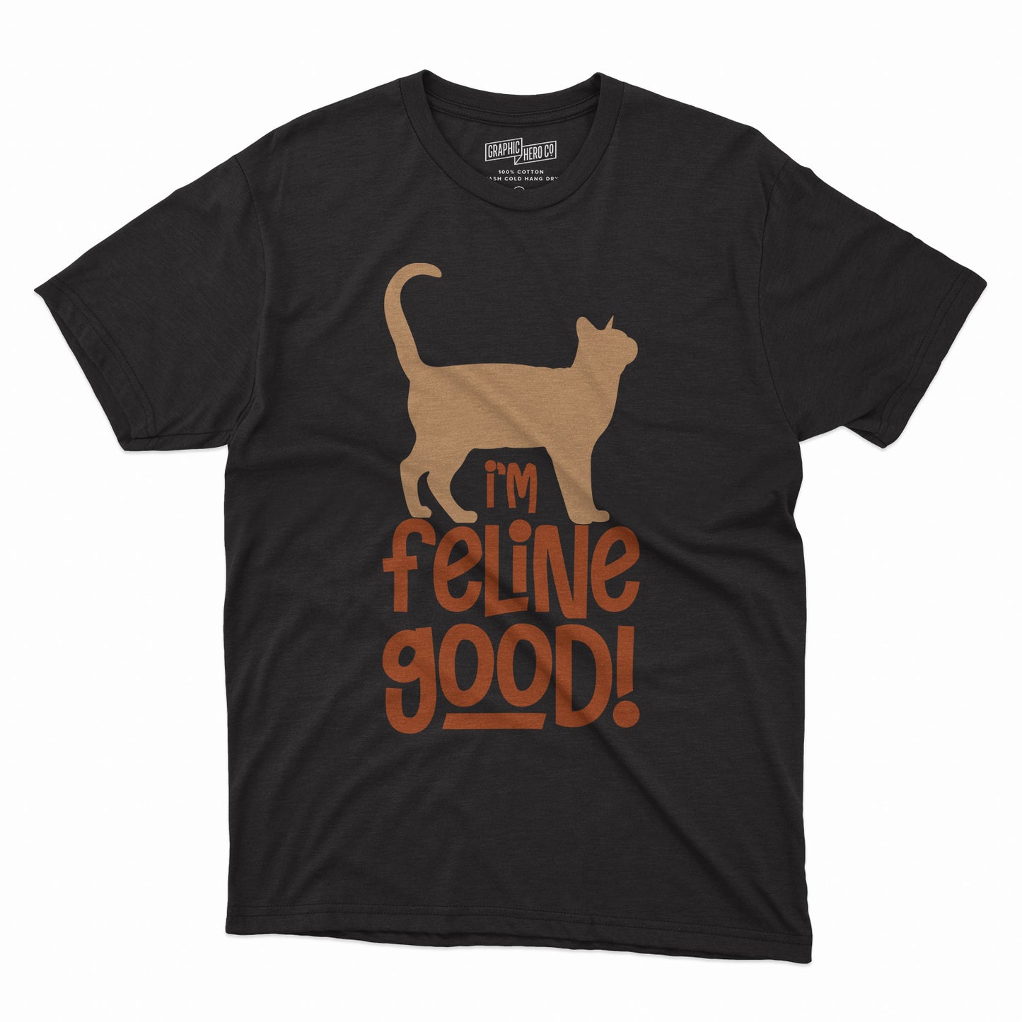 Cat Feelin Good Super Soft Gilden Tee