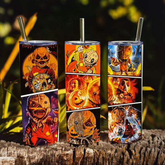 Trick or Treat SamFull Color Design 20oz Tumbler