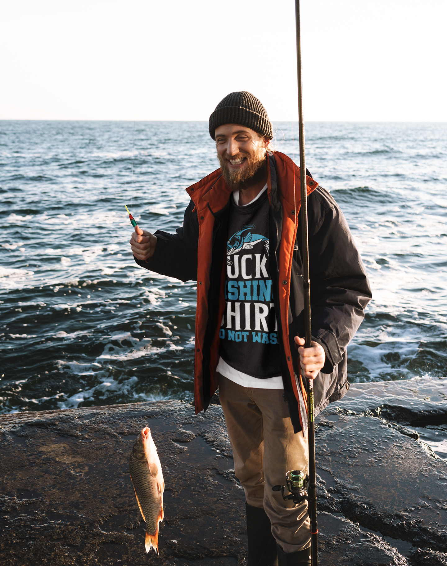 Lucky Fishing Shirt Super Soft Gilden Tee