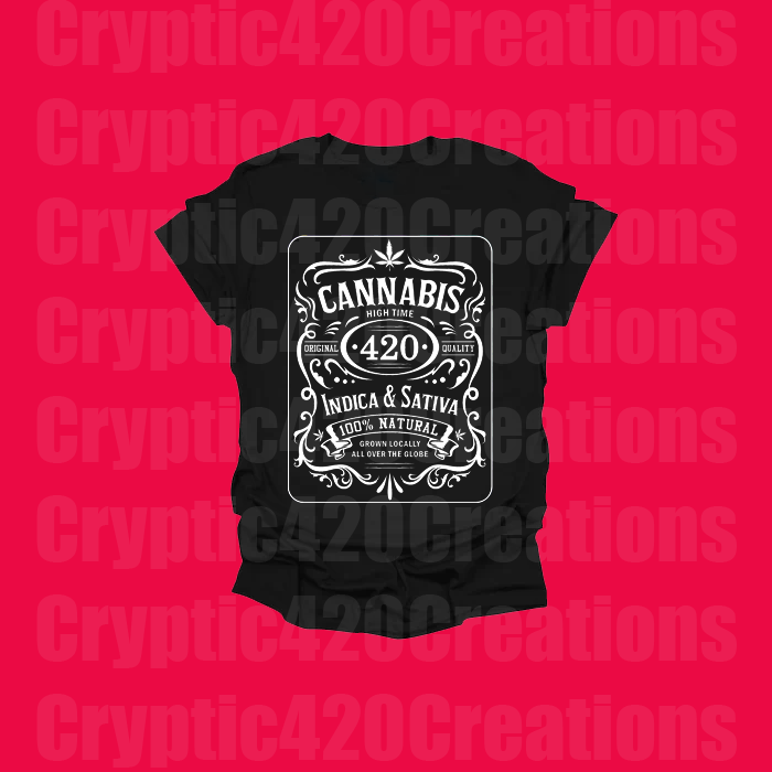 Jack Daniels 420 Gilden Super Soft Horror Tee