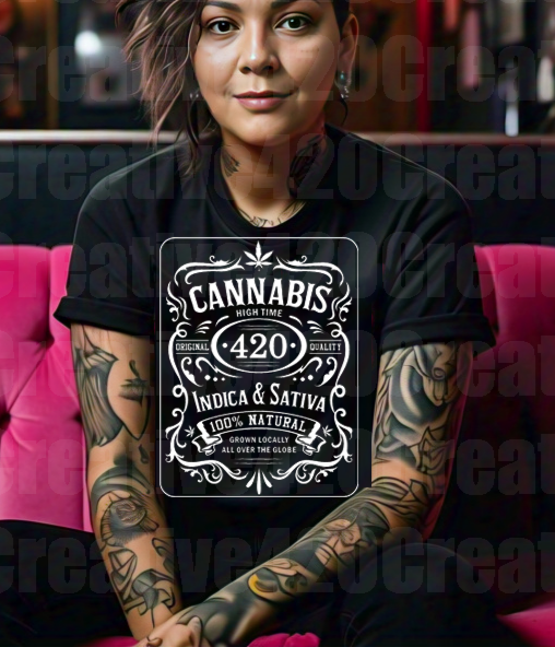 Jack Daniels 420 Gilden Super Soft Horror Tee