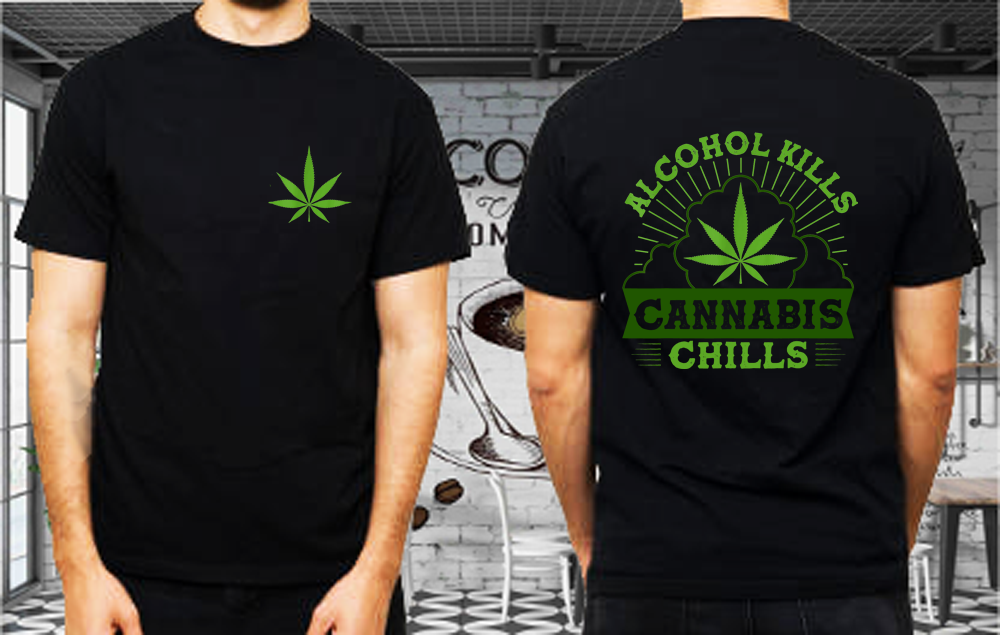 Alchohol Kills Gilden Black Soft Tee