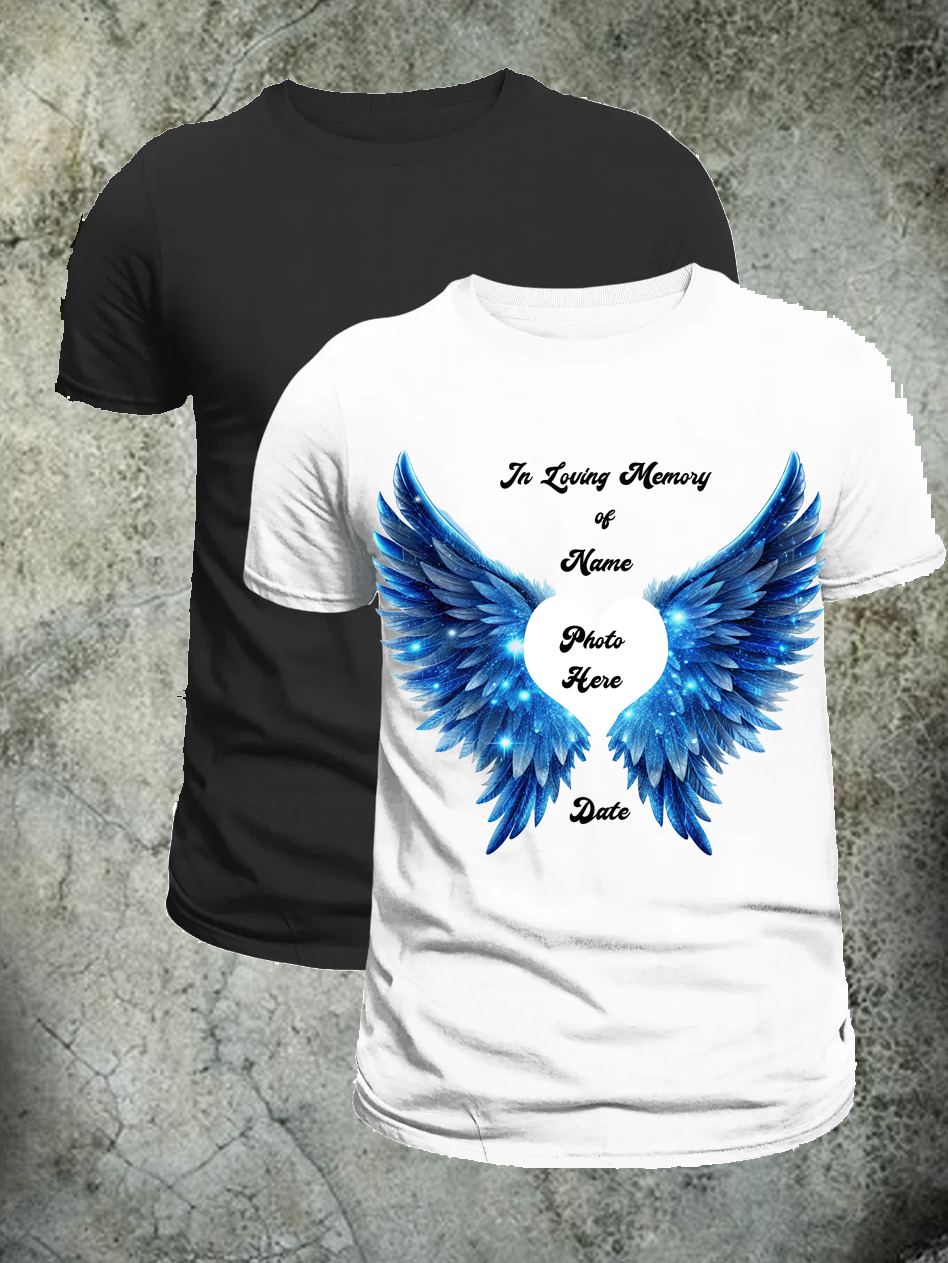 Blue Angel Loving Memory Gilden Black Soft Tee