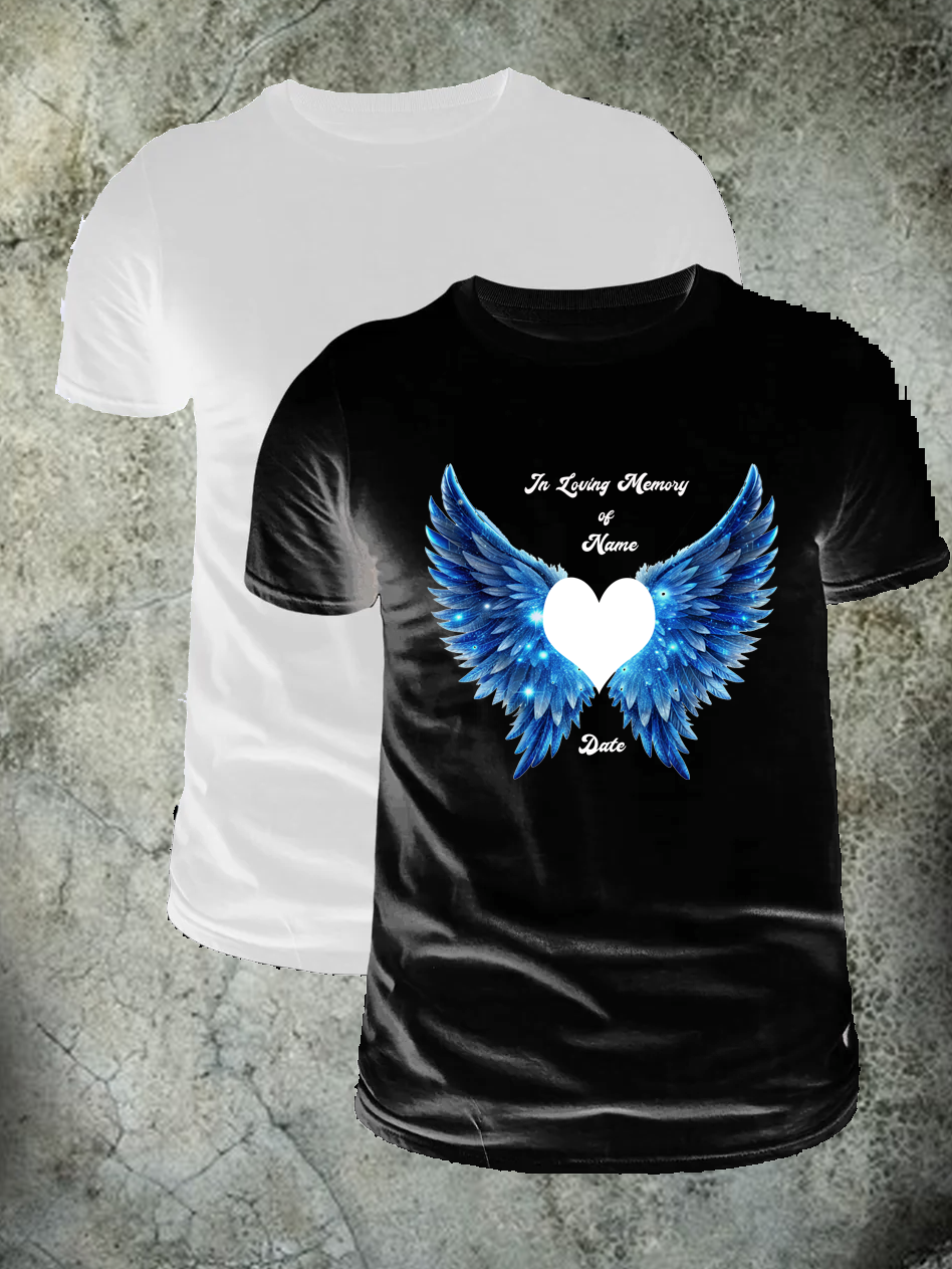 Blue Angel Loving Memory Gilden Black Soft Tee