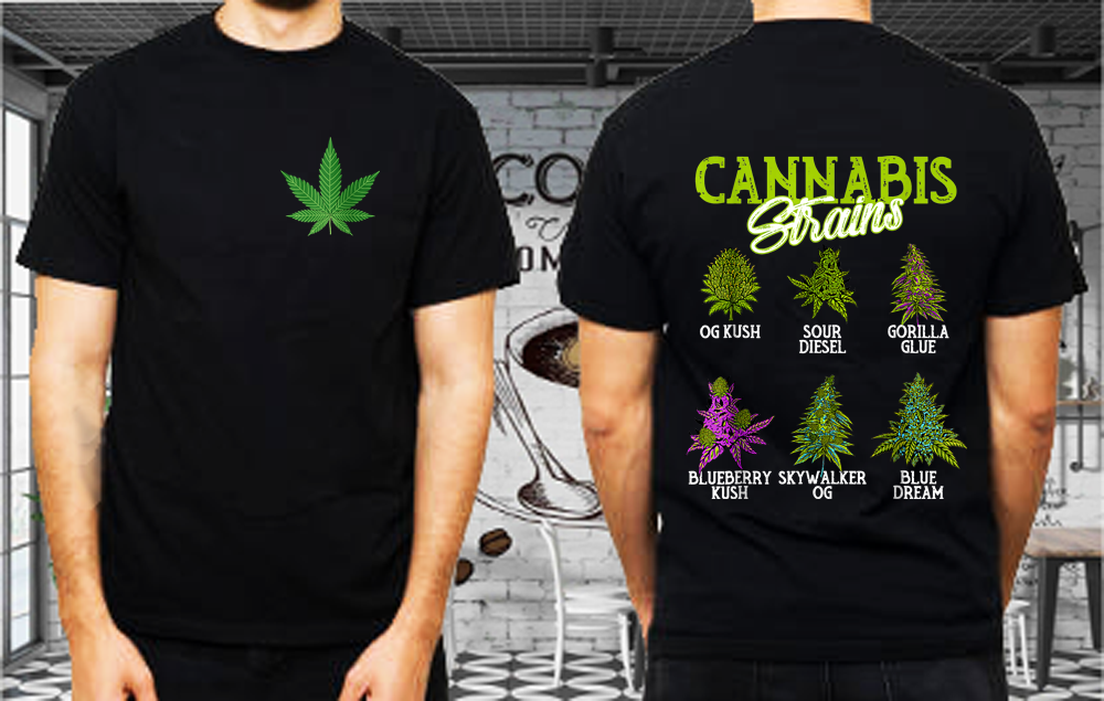 Cannabis Strains Gilden Super Soft Tee