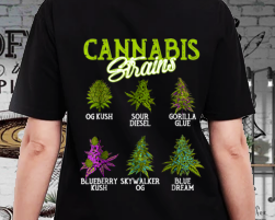 Cannabis Strains Gilden Super Soft Tee