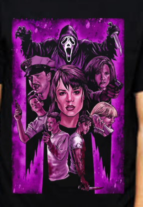 Scream Movie Gilden Super Soft Tee