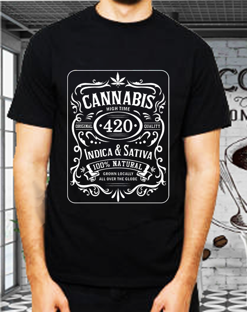 Jack Daniels 420 Gilden Super Soft Horror Tee