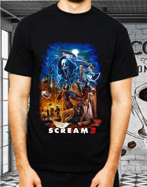 Scream 3 Gilden Black Soft Tee