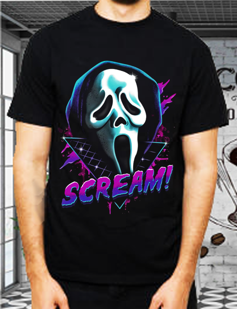 Scream Movie Gilden Super Soft Tee