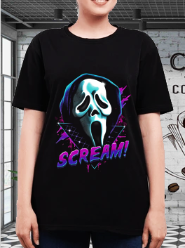 Scream Movie Gilden Super Soft Tee