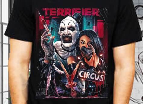 Terrifier Movie Gilden Super Soft Tee